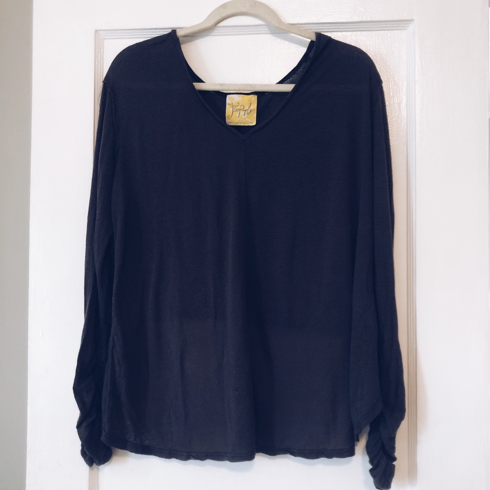 Free People Gray Top